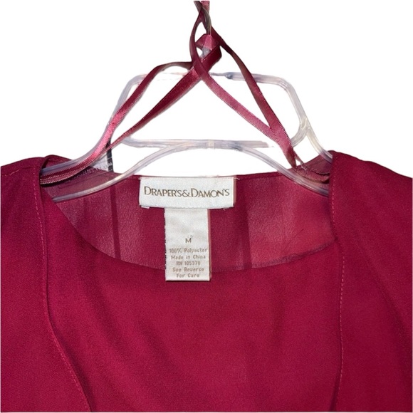 Drapers&Damons three piece magenta dress pant set - Picture 3 of 4